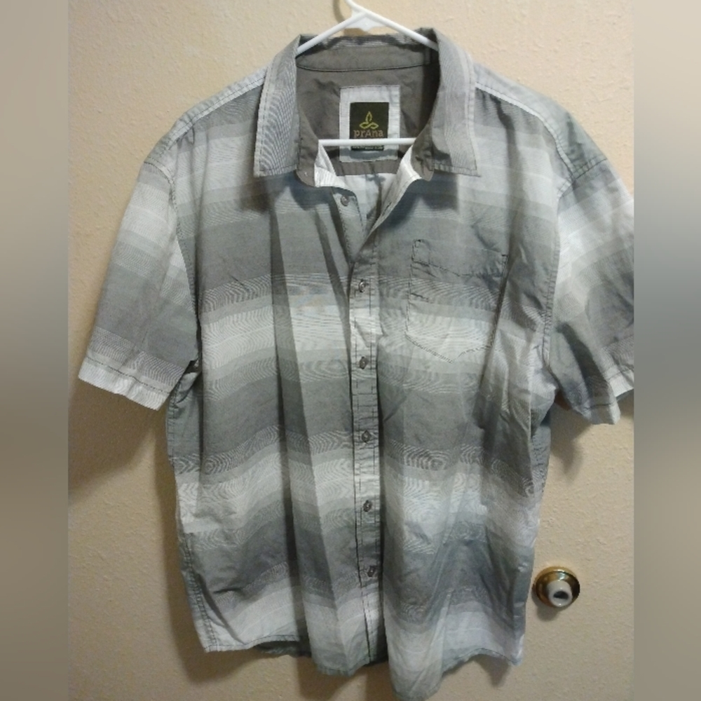Pranas Mens button up short sleeve